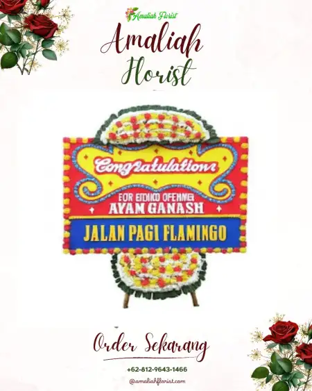 Sewa Papan Bunga Monjok